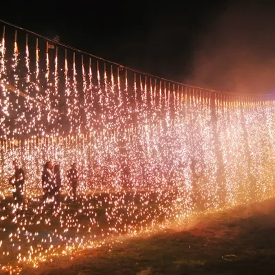 Ankara Nişan Organizasyonu Altın Perde Balon Backdrop